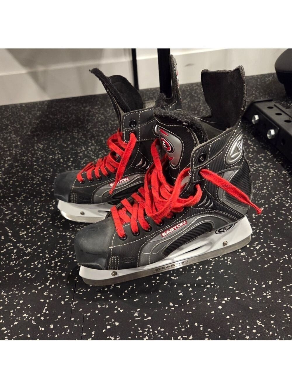 Easton Black And Red Ice Hockey Skates